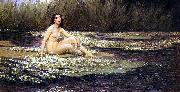 Herbert James Draper The water nymph oil painting